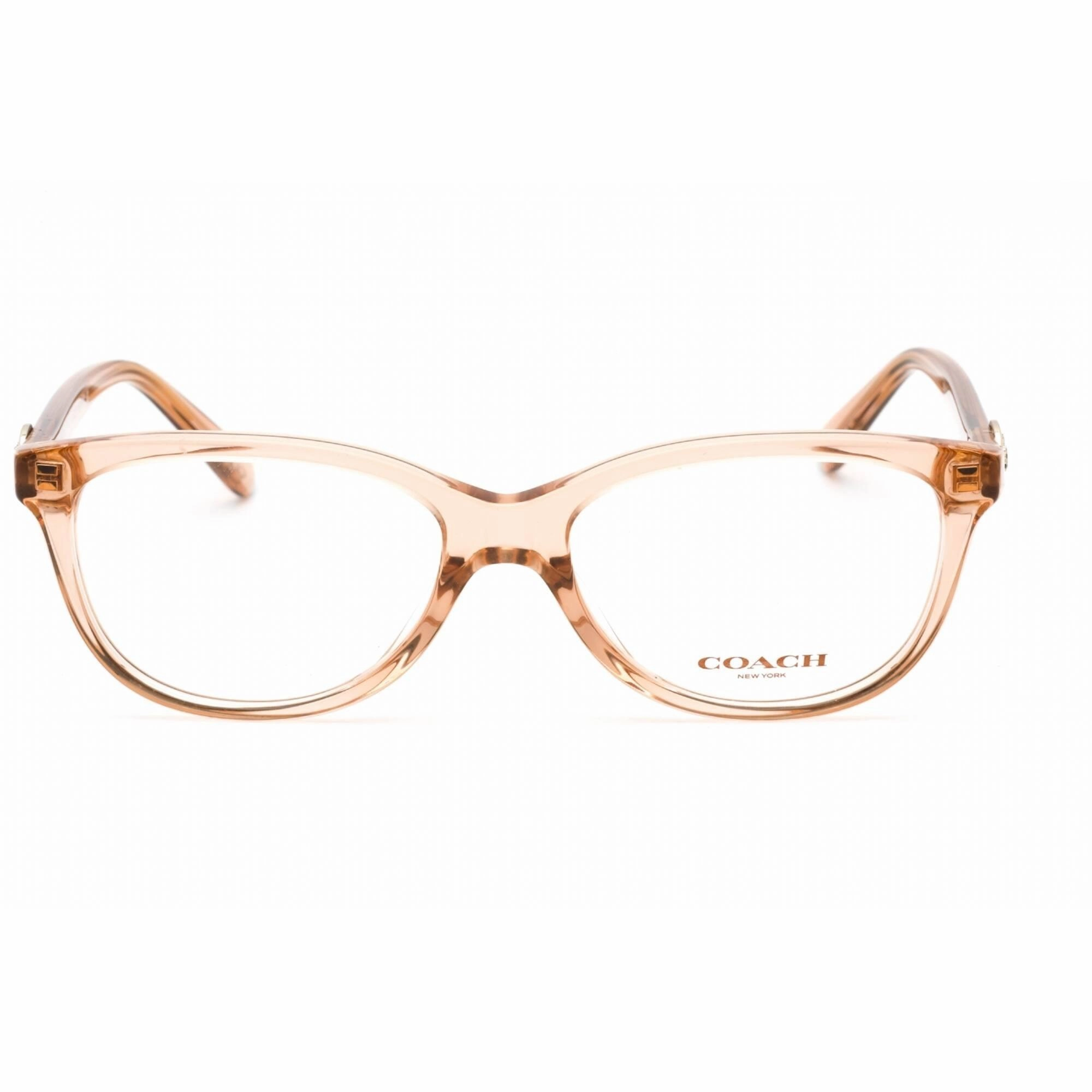 Coach Women's Eyeglasses - Full Rim Transparent Peach Plastic Frame | 0HC6155F 5561