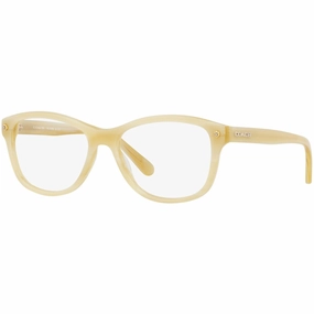 Coach Women's Eyeglasses - Ivory Horn Plastic Square Frame, 54 mm | COACH 0HC6095 5423