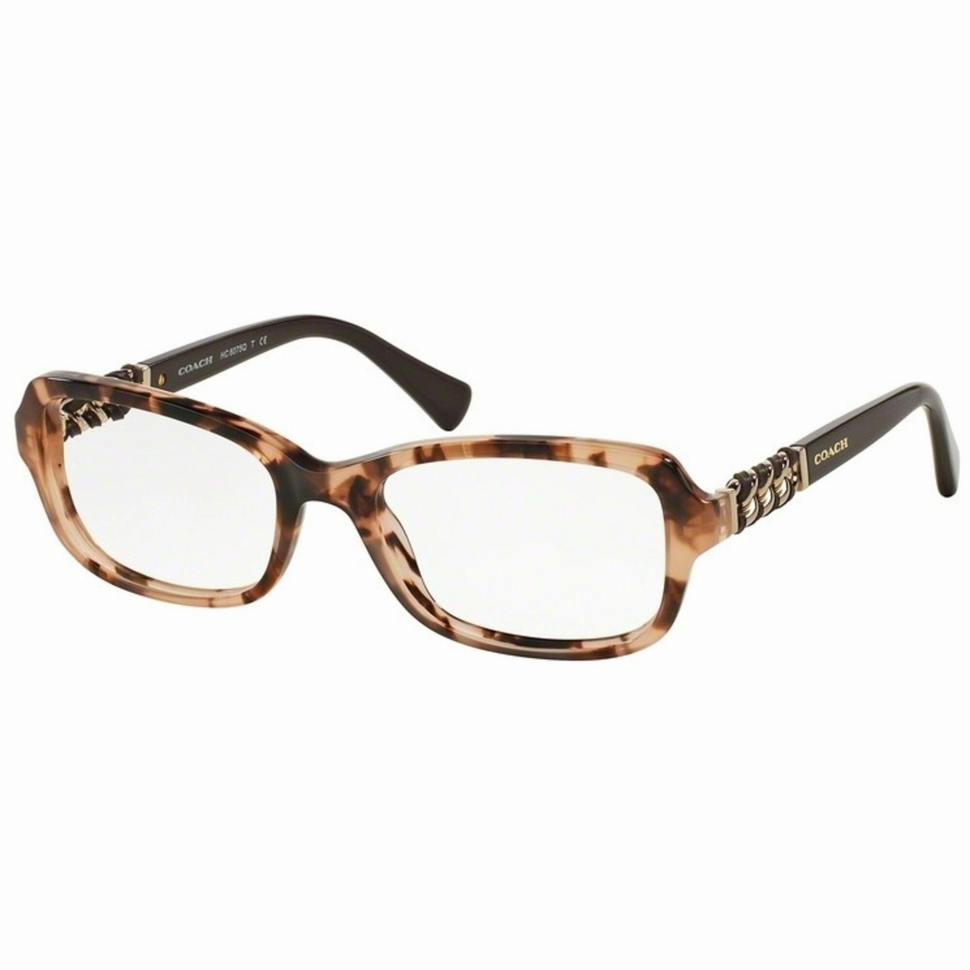 Coach Women's Eyeglasses - Peach Tortoise/Brown Plastic Frame | COACH 0HC6075Q 5322