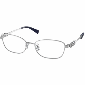 Coach Women's Eyeglasses - Silver Rectangular Full Rim Frame | COACH 0HC5118B 9359