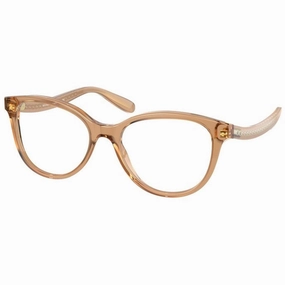 Coach Women's Eyeglasses - Transparent Brown Acetate Full Rim Pantos | 0HC6177F 5654