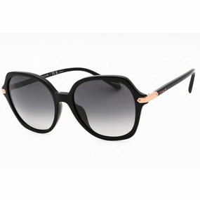 Coach Women's Sunglasses - Black Plastic Butterfly Full Rim Frame | 0HC8377U 5002T3