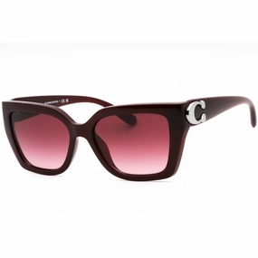 Coach Women's Sunglasses - Bordeaux Plastic Cat Eye Full Rim Frame | 0HC8408U 53938H
