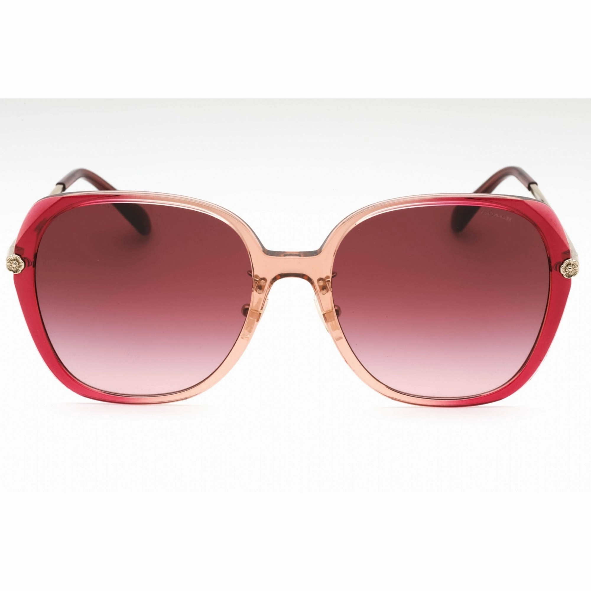 Coach Women's Sunglasses - Burgundy/Pink Gradient Full Rim Frame | 0HC8403D 58268H