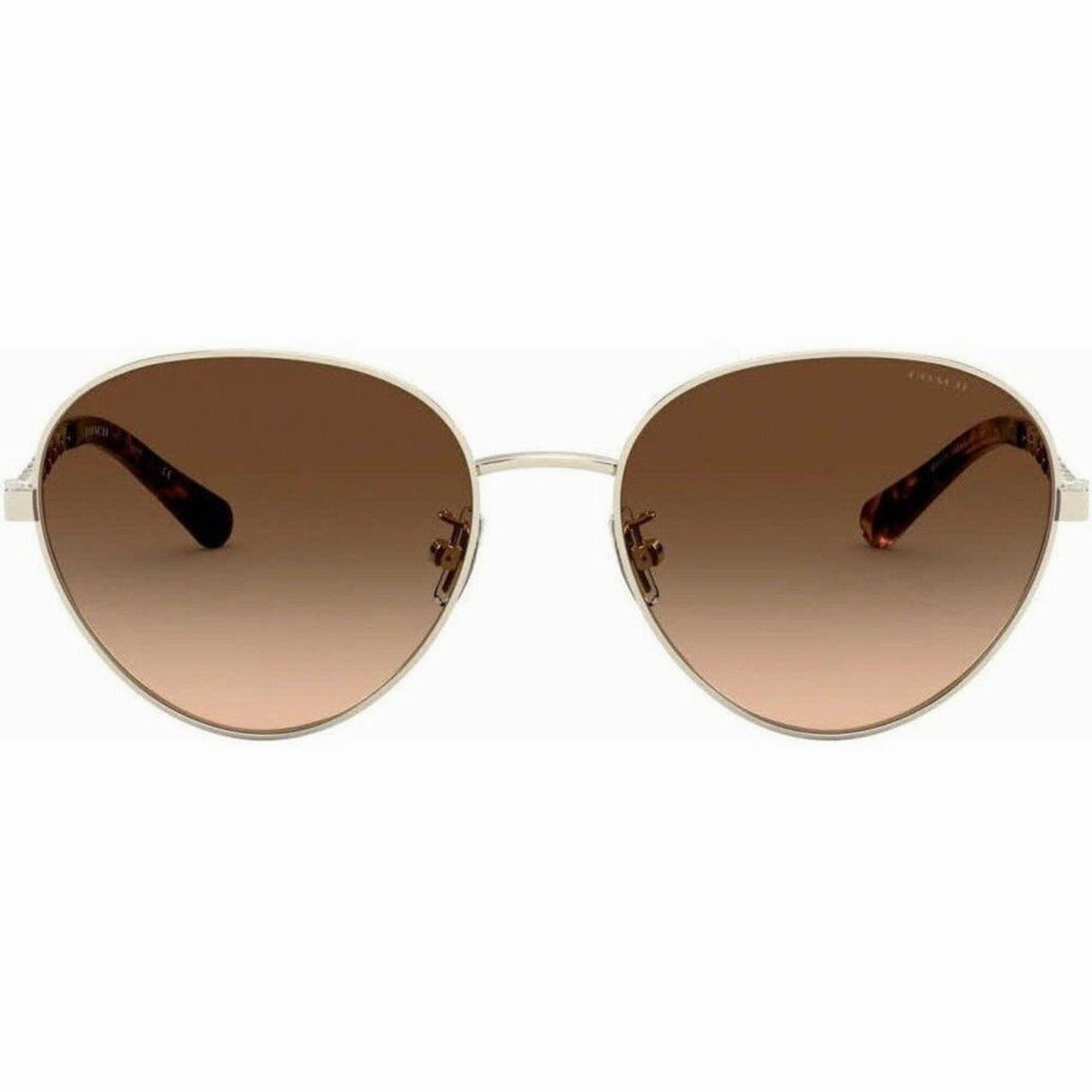 Coach Women's Sunglasses - Dark Brown Gradient Lens Oval Frame | 0HC7114 900574