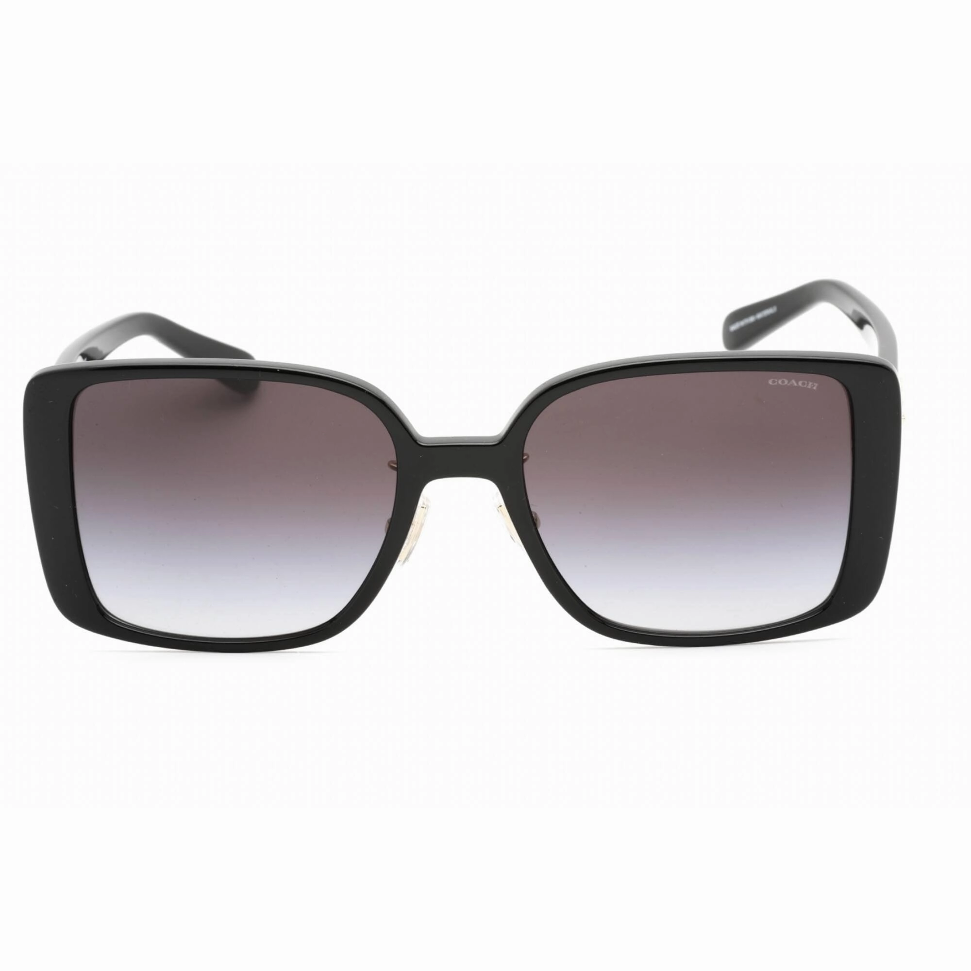 Coach Women's Sunglasses - Full Rim Black Plastic Square Shape Frame | 0HC8375 50028G