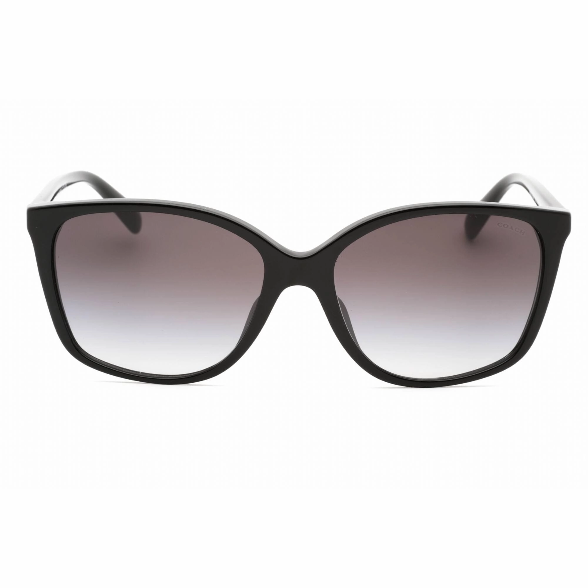 Coach Women's Sunglasses - Grey Gradient Lens Black Cat Eye Frame | 0HC8361U 50028G