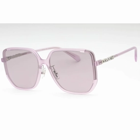 Coach Women's Sunglasses - Milky Purple Plastic Geometric Frame | 0HC8401D 5696AK