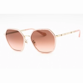 Coach Women's Sunglasses - Shiny Gold/Pink Metal Geometric Frame | 0HC7167B 944413