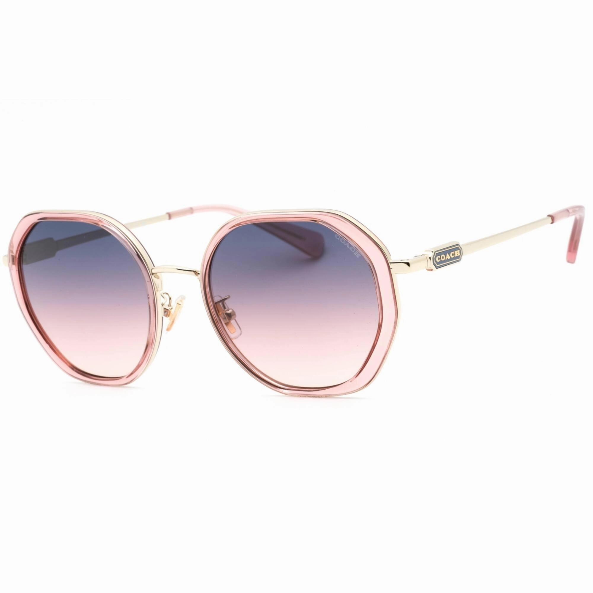 Coach Women's Sunglasses - Transparent Pink/Shiny Light Plum Frame | 0HC7141 90050J