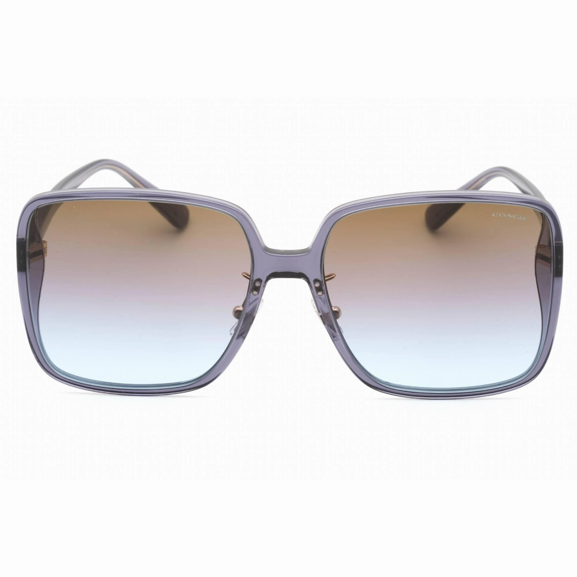 Coach Women's Sunglasses - Transparent Purple Plastic Full Rim | 0HC8368D 575348