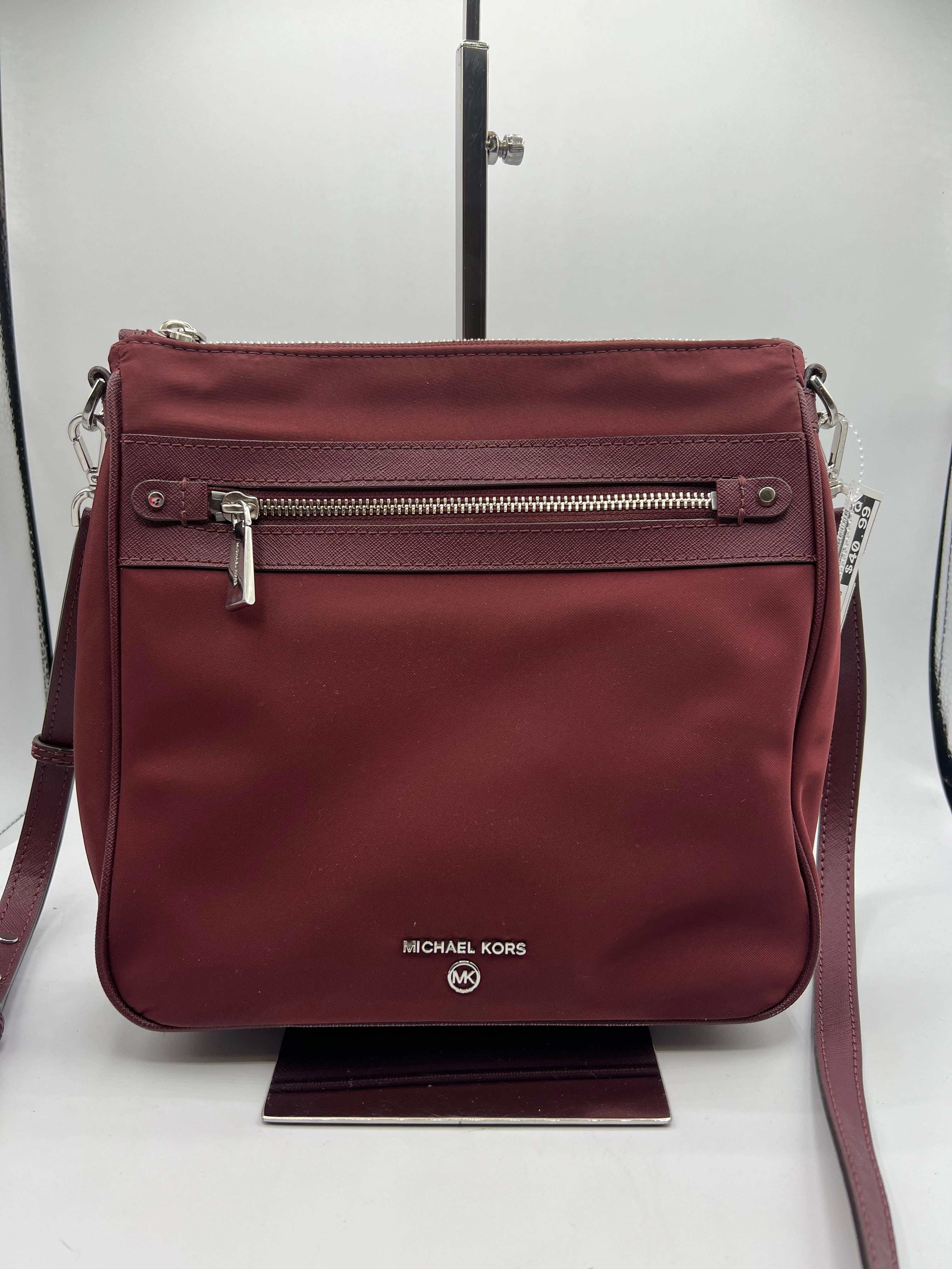 CROSSBODY DESIGNER by MICHAEL KORS In MAROON, Size: MEDIUM
