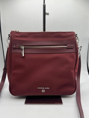 CROSSBODY DESIGNER by MICHAEL KORS In MAROON, Size: MEDIUM