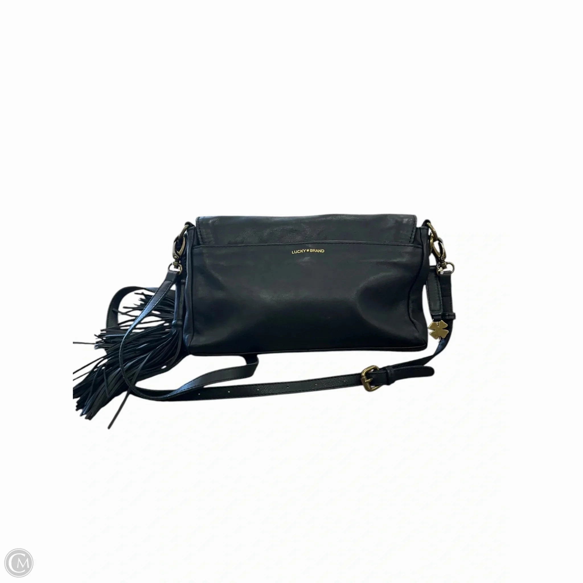 Crossbody Leather By Lucky Brand, Size: Small