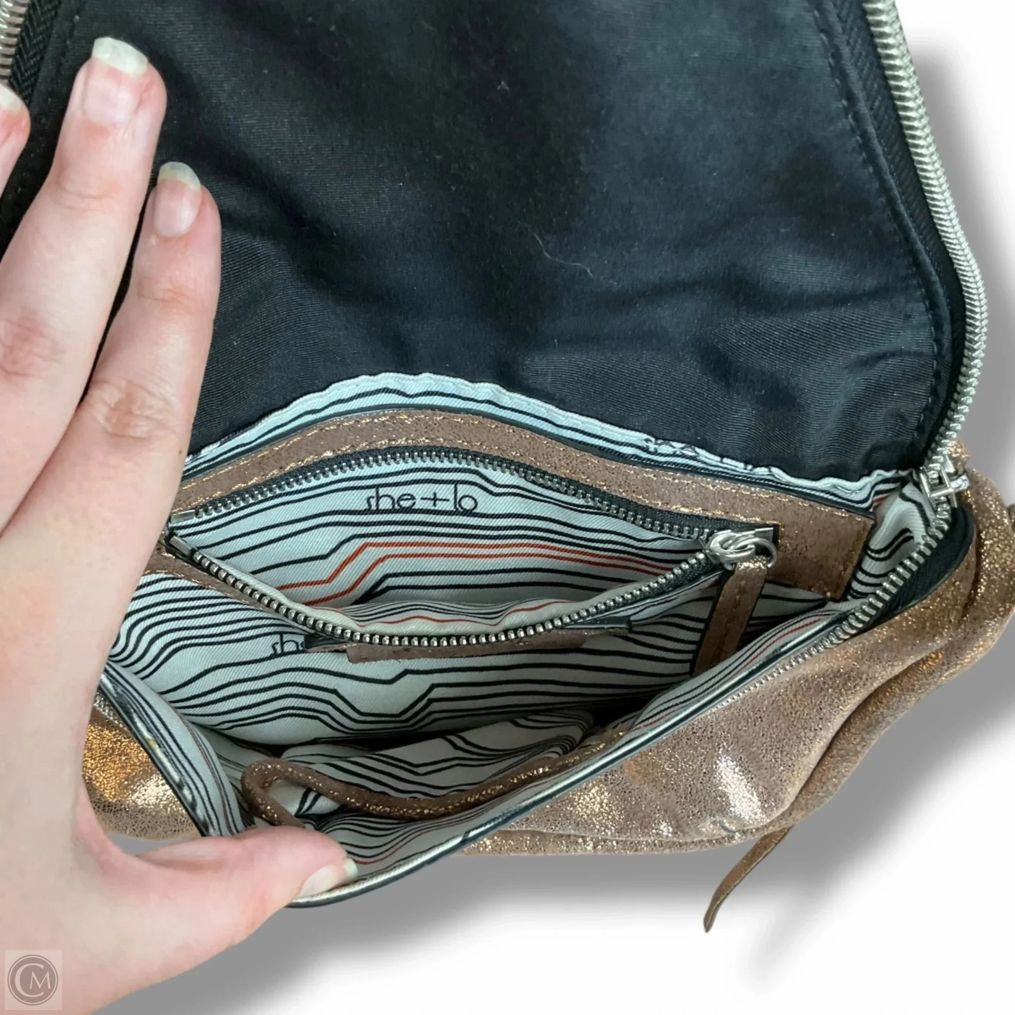 Crossbody Leather By She Lo, Size: Medium