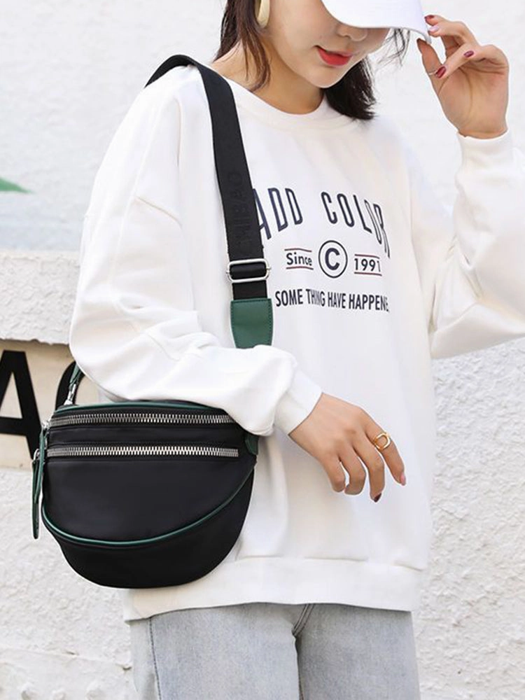 Crossbody Zippered Waterproof Saddle Bag
