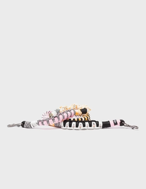 Detachable Shoulder Strap - Yellow. Pink and Black Handwoven Paracord