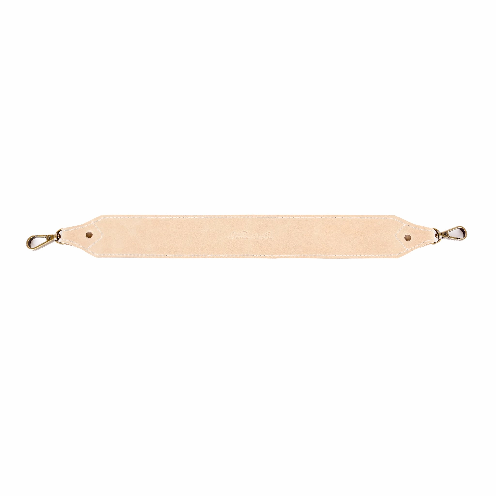 DIAMANTE SHOULDER STRAP - LATTE