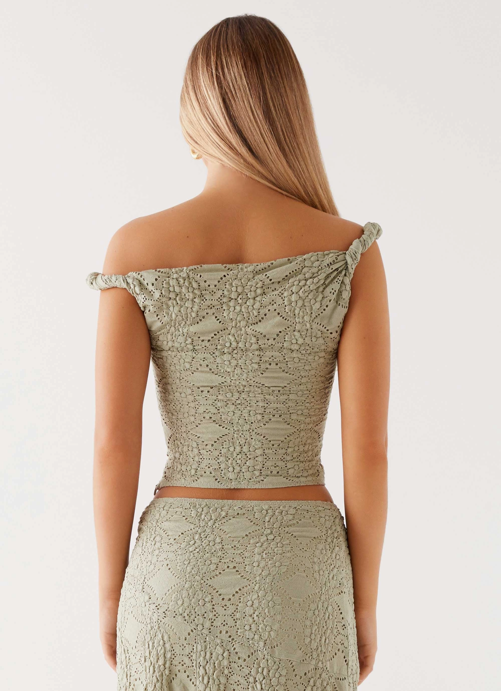 Diamond Sky Top - Sage