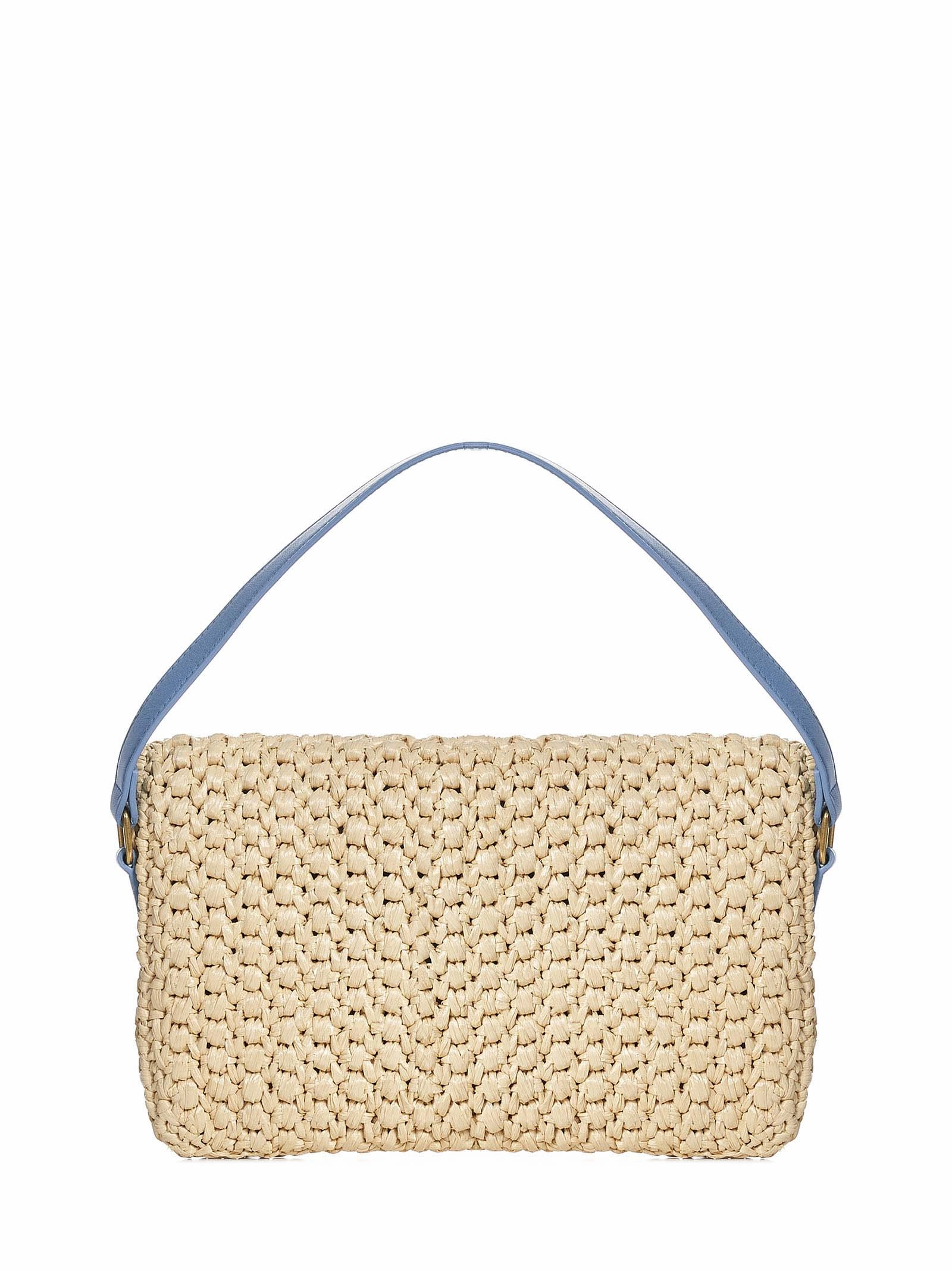 Dsquared2 Logo Plaque Woven Tote Bag