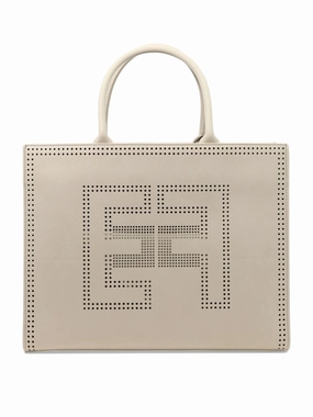 Elisabetta Franchi Perforated-Logo Tote Bag