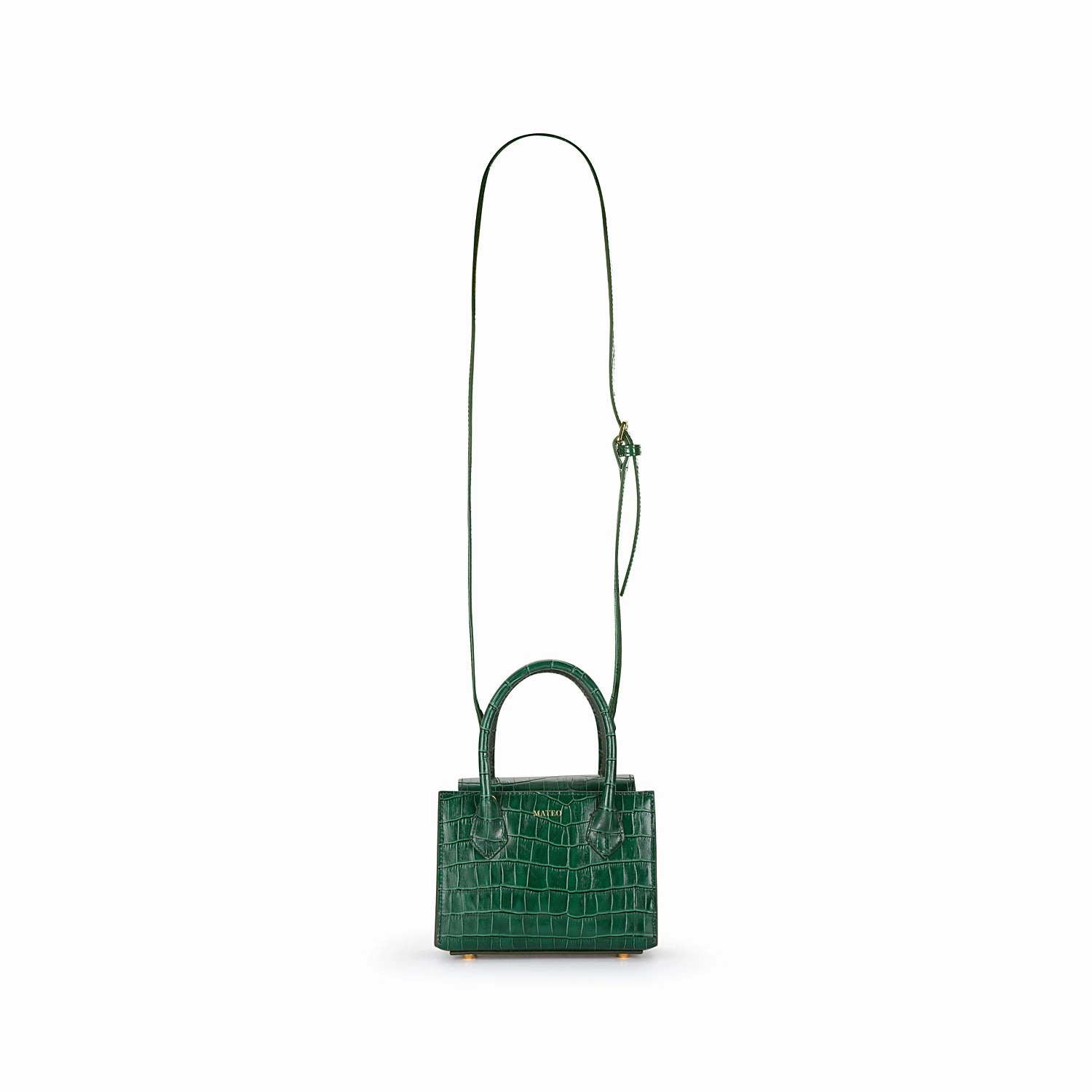 Emerald Croc Diana Bag