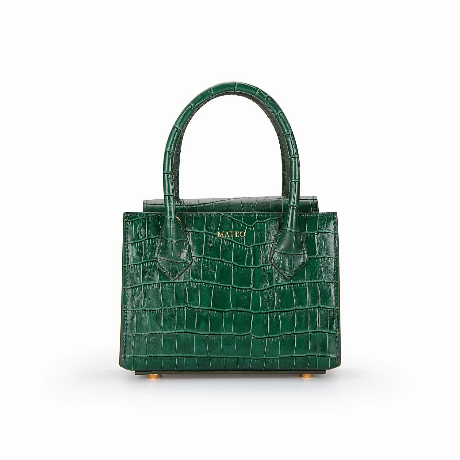 Emerald Croc Diana Bag