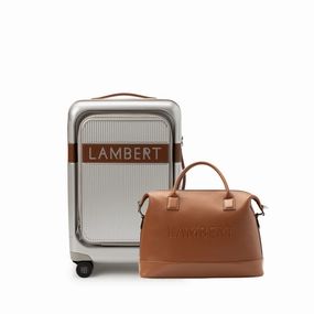 Ensemble voyage - Valise de cabine   Mini sac de voyage affogato