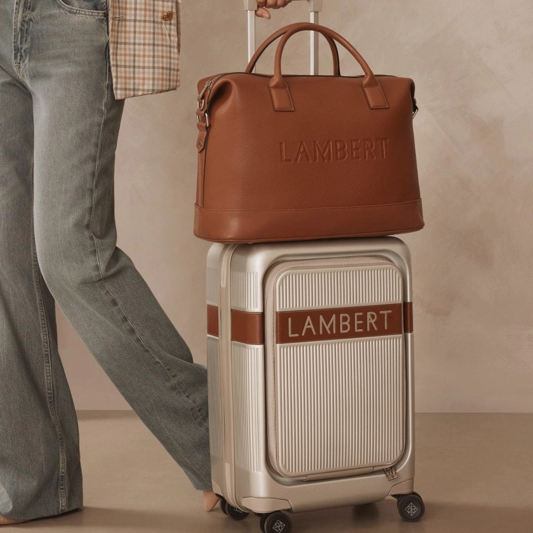 Ensemble voyage - Valise de cabine   Mini sac de voyage affogato