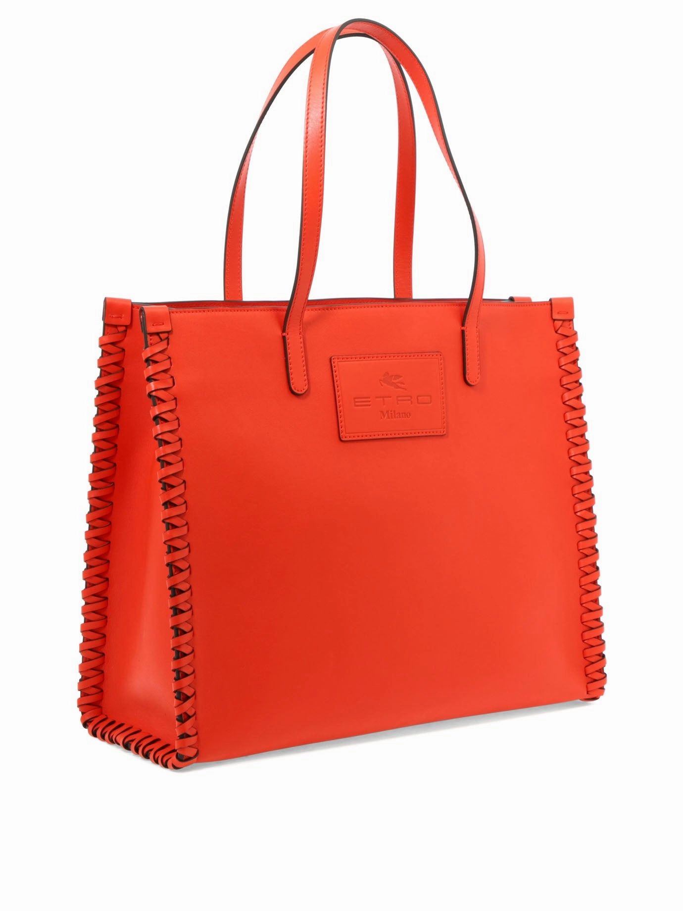 Etro Logo Debossed Tote Bag