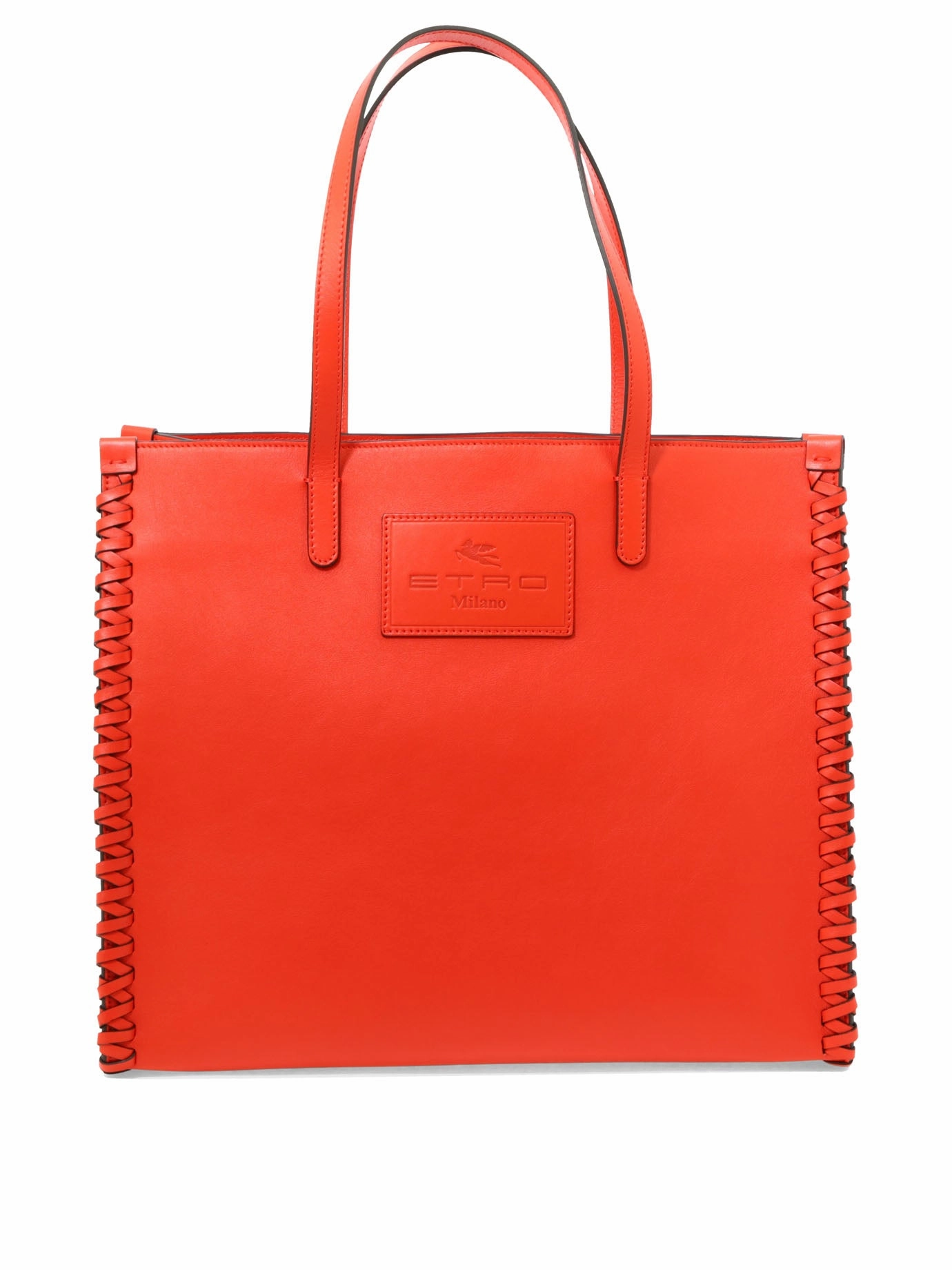 Etro Logo Debossed Tote Bag