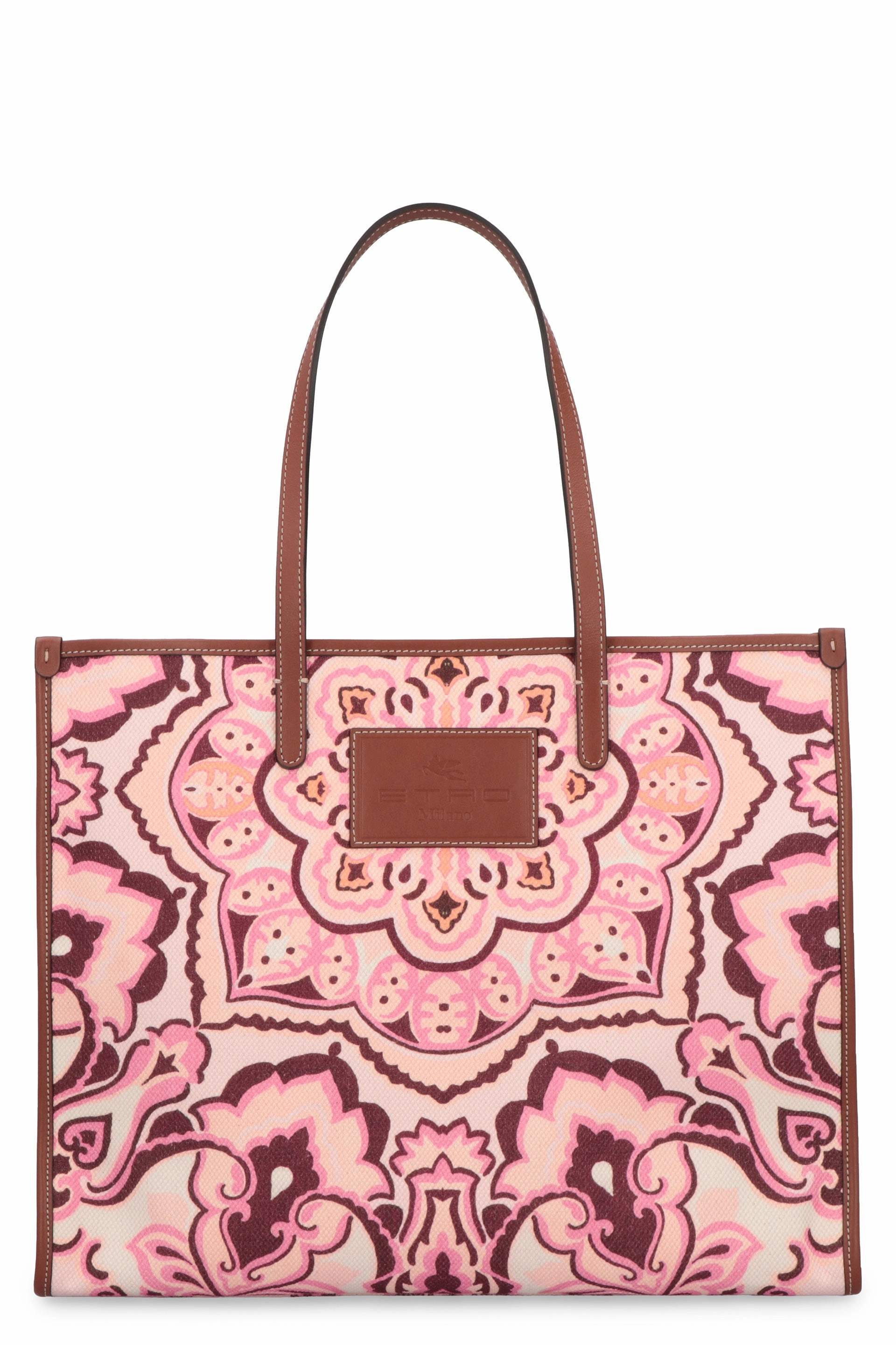 Etro Logo Embossed Detail Tote Bag
