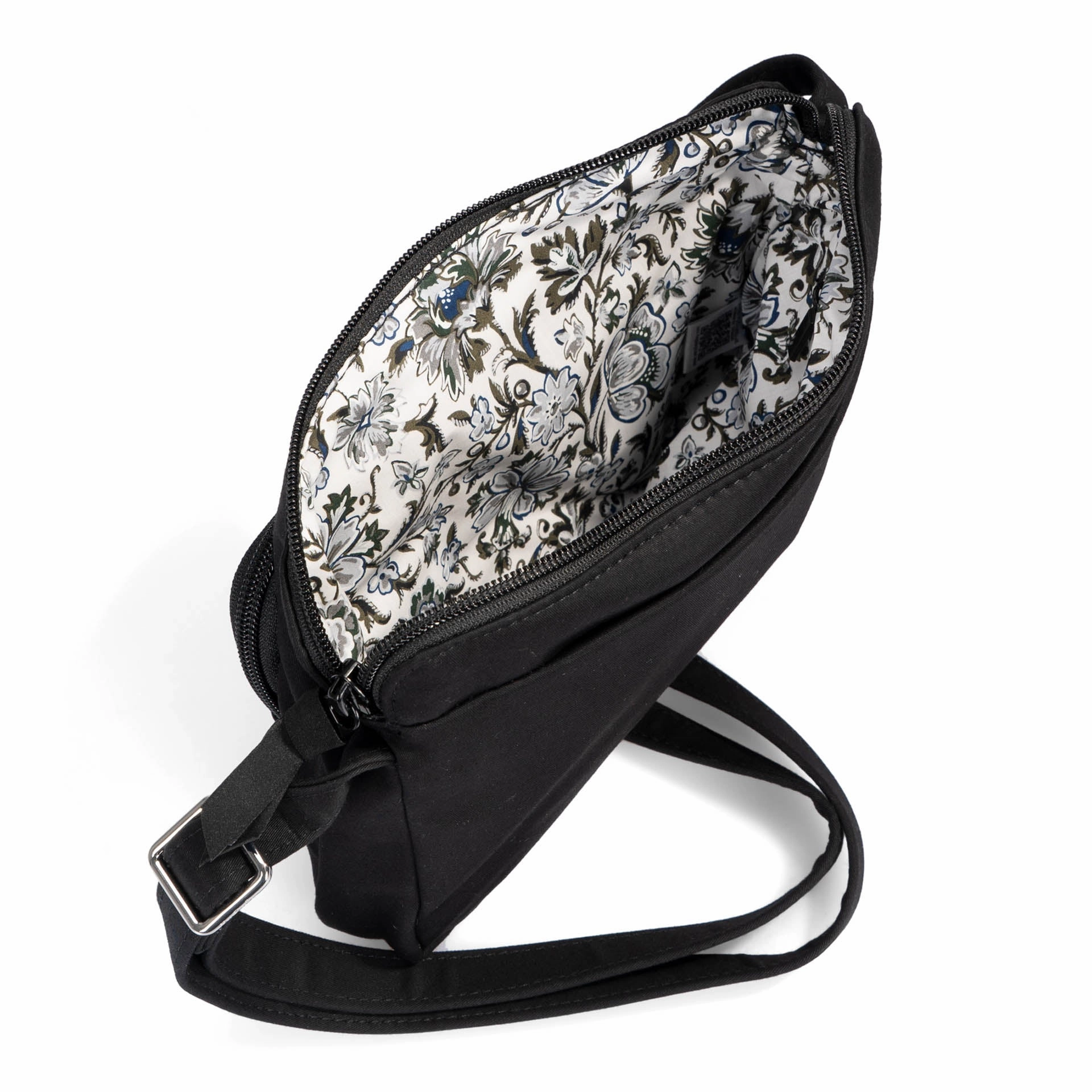 FINAL SALE Vera Bradley RFID Little Hipster Crossbody Bag Black
