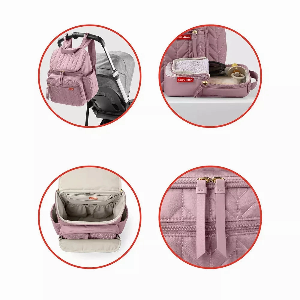 Forma Diaper Bag Backpack - Mauve