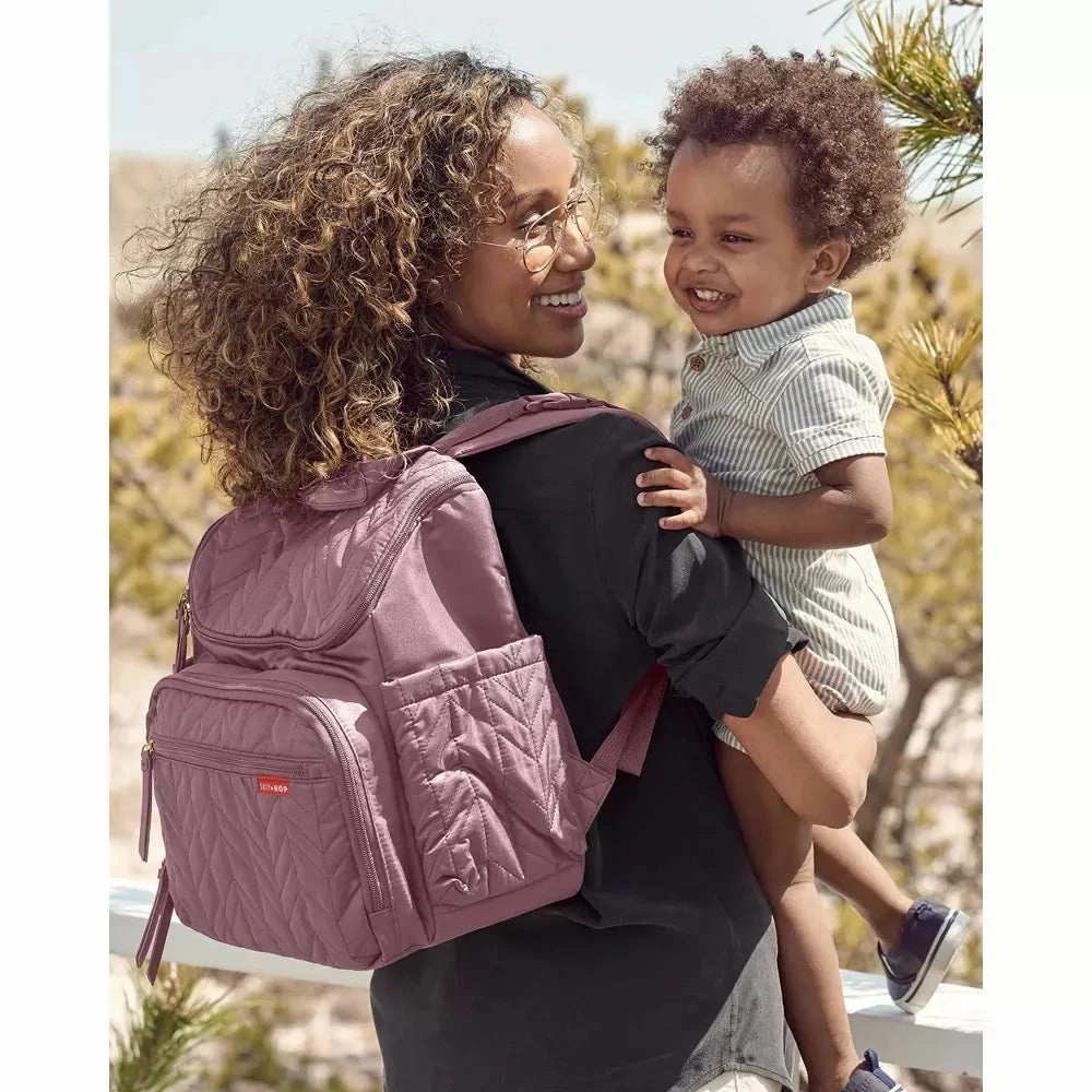 Forma Diaper Bag Backpack - Mauve