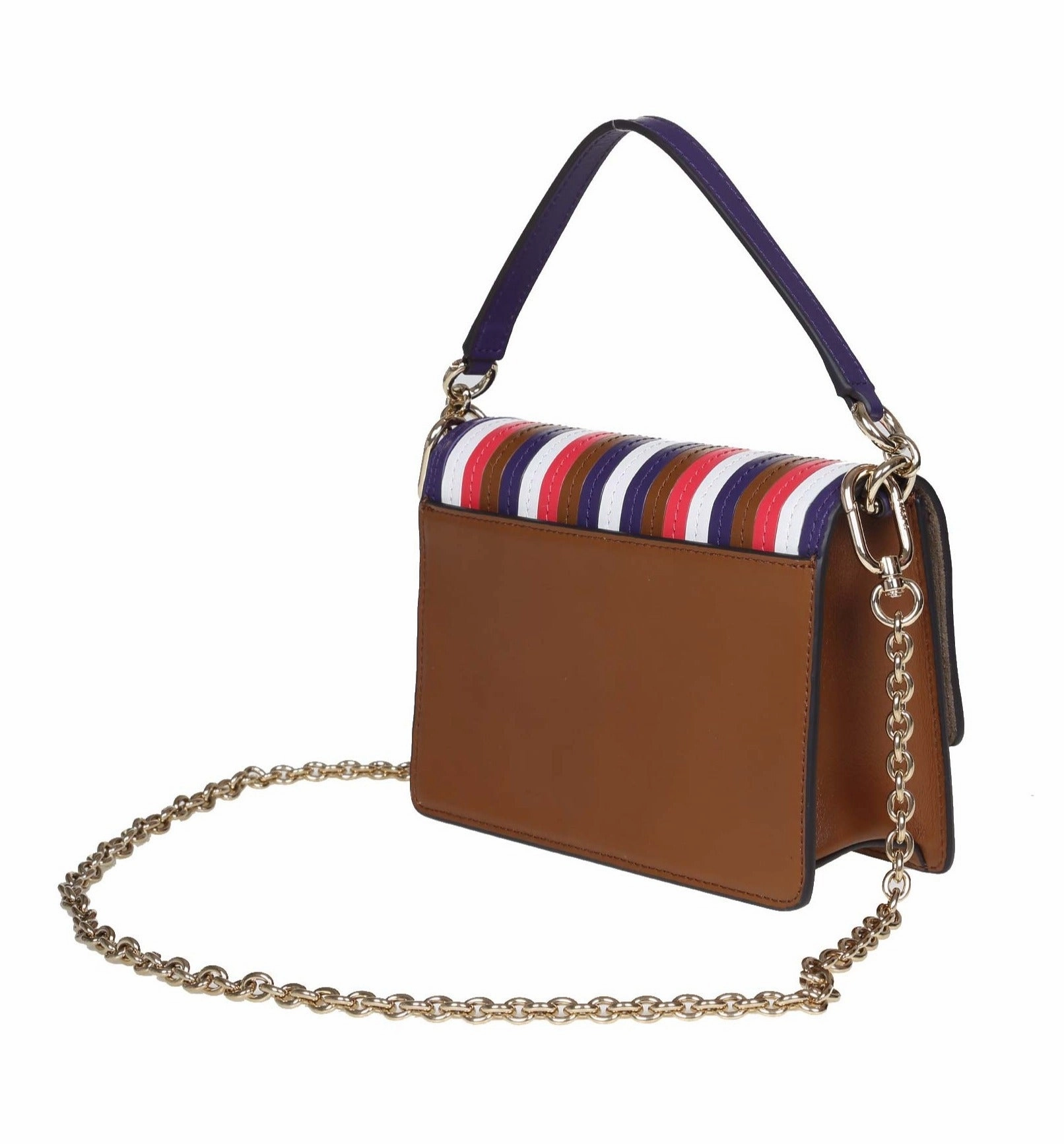 Furla 1927 Vertical Striped Shoulder Bag