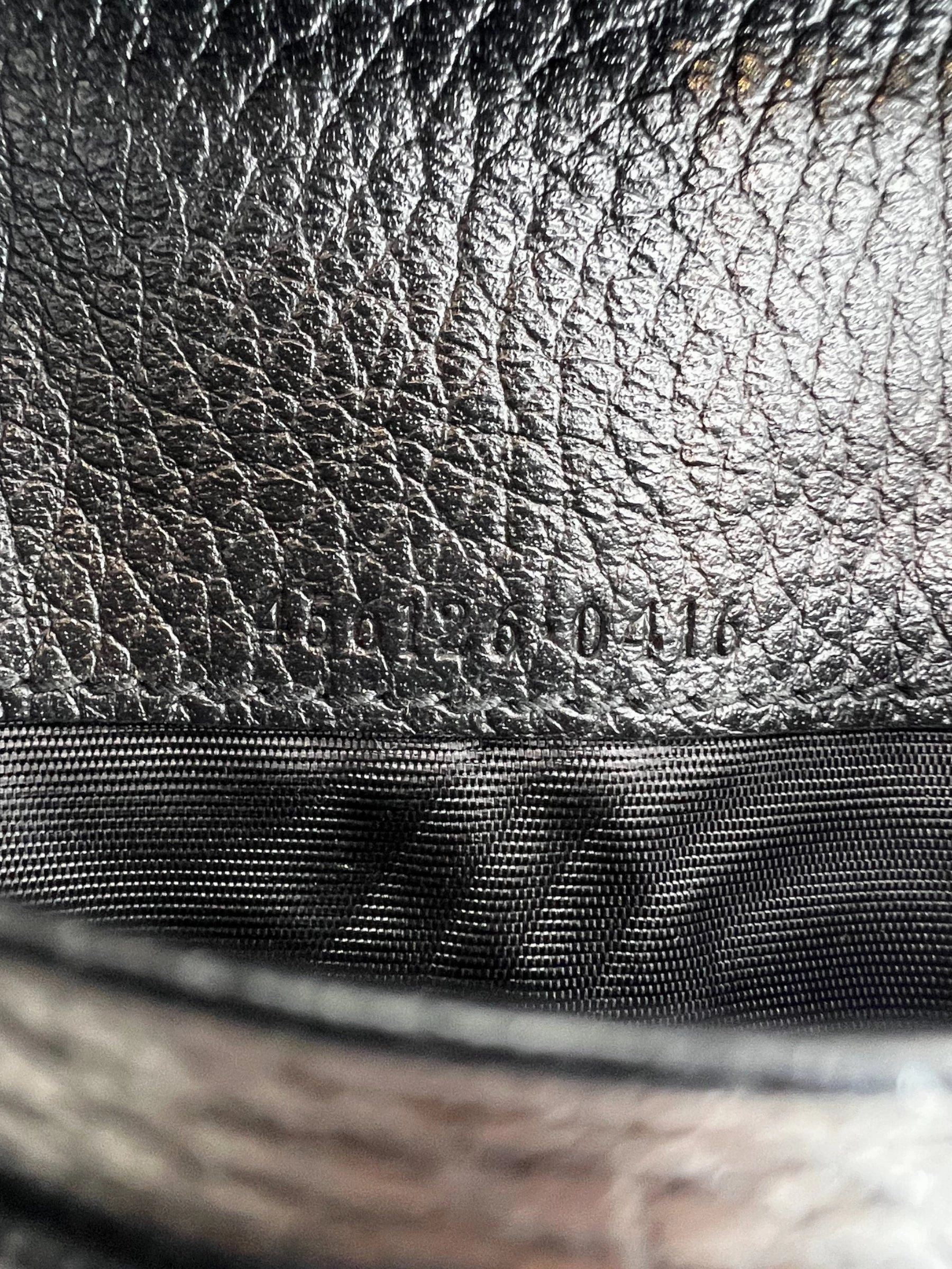 Gucci Black Leather GG Marmont Card Case Wallet