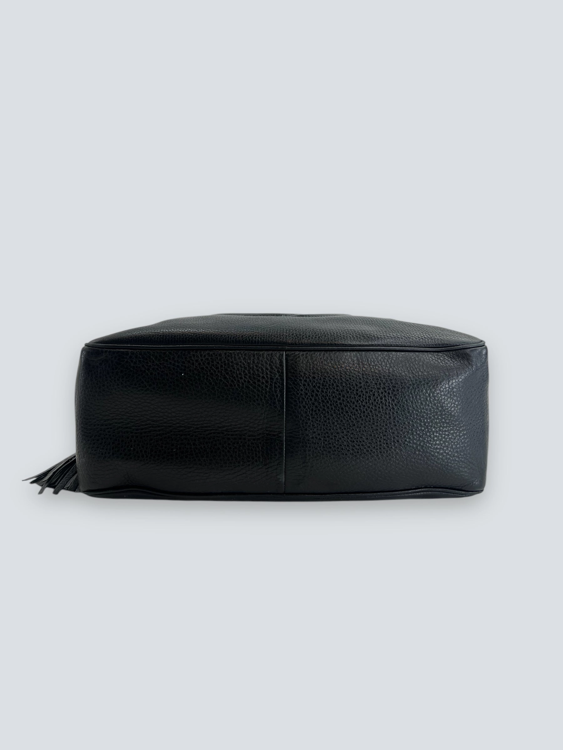 Gucci Black Leather Soho Tote