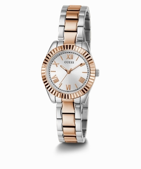 GUESS Mini Luna Ladies 2-Tone Analog Watch