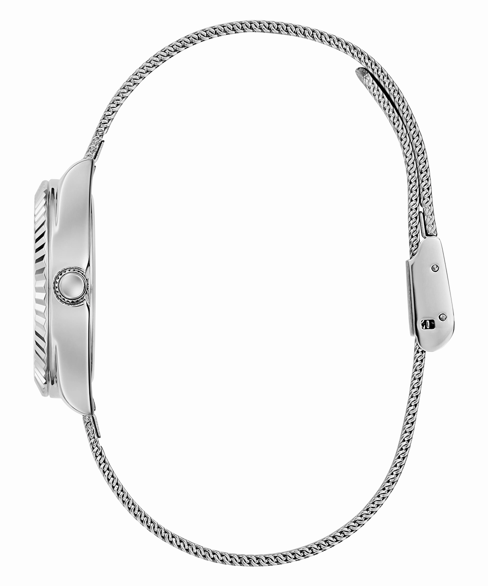 GUESS Mini Luna Ladies Silver Tone Analog Watch