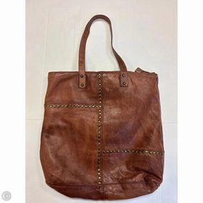 Handbag Leather By Clothes Mentor, Size: Large