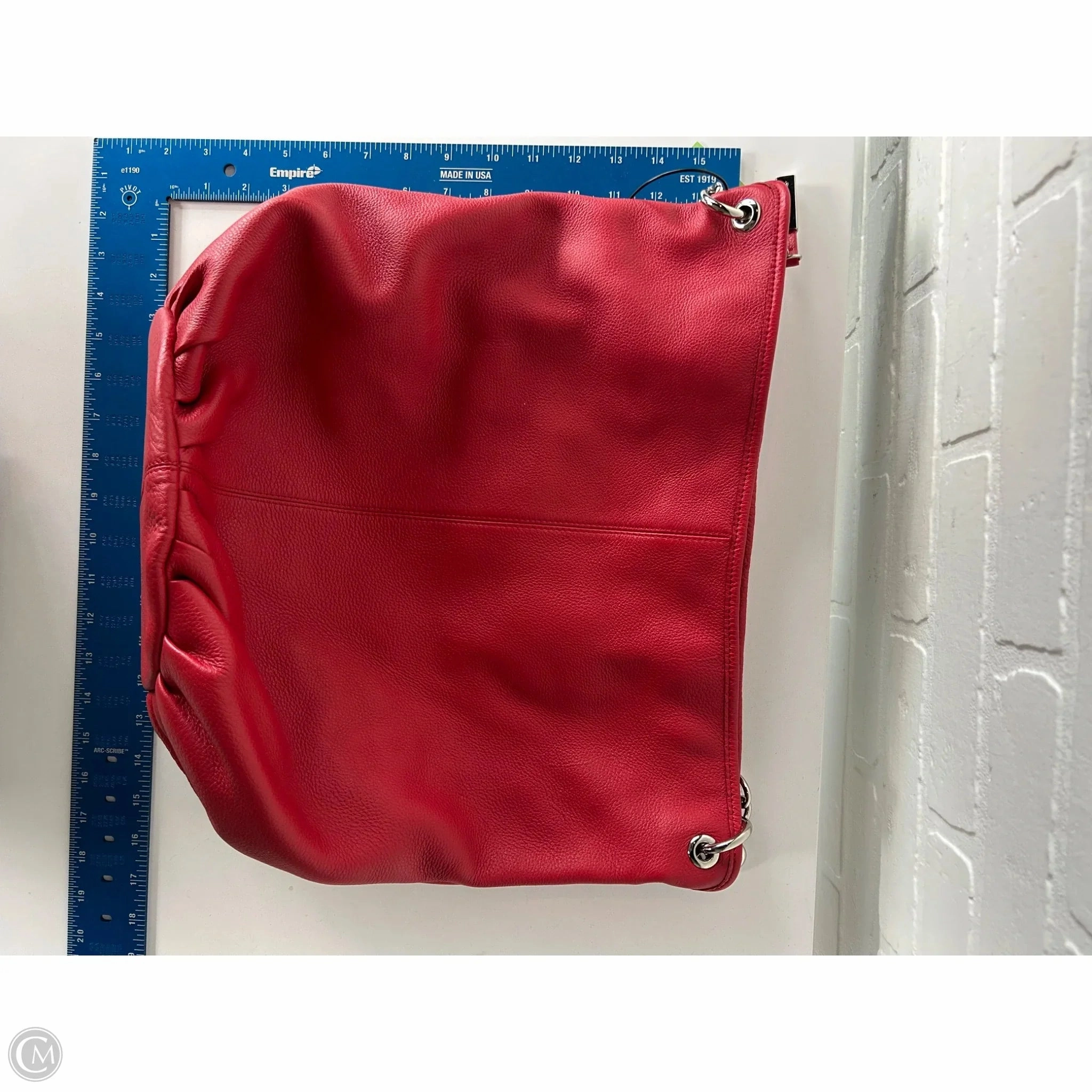 Handbag Leather By Cmc, Size: Large