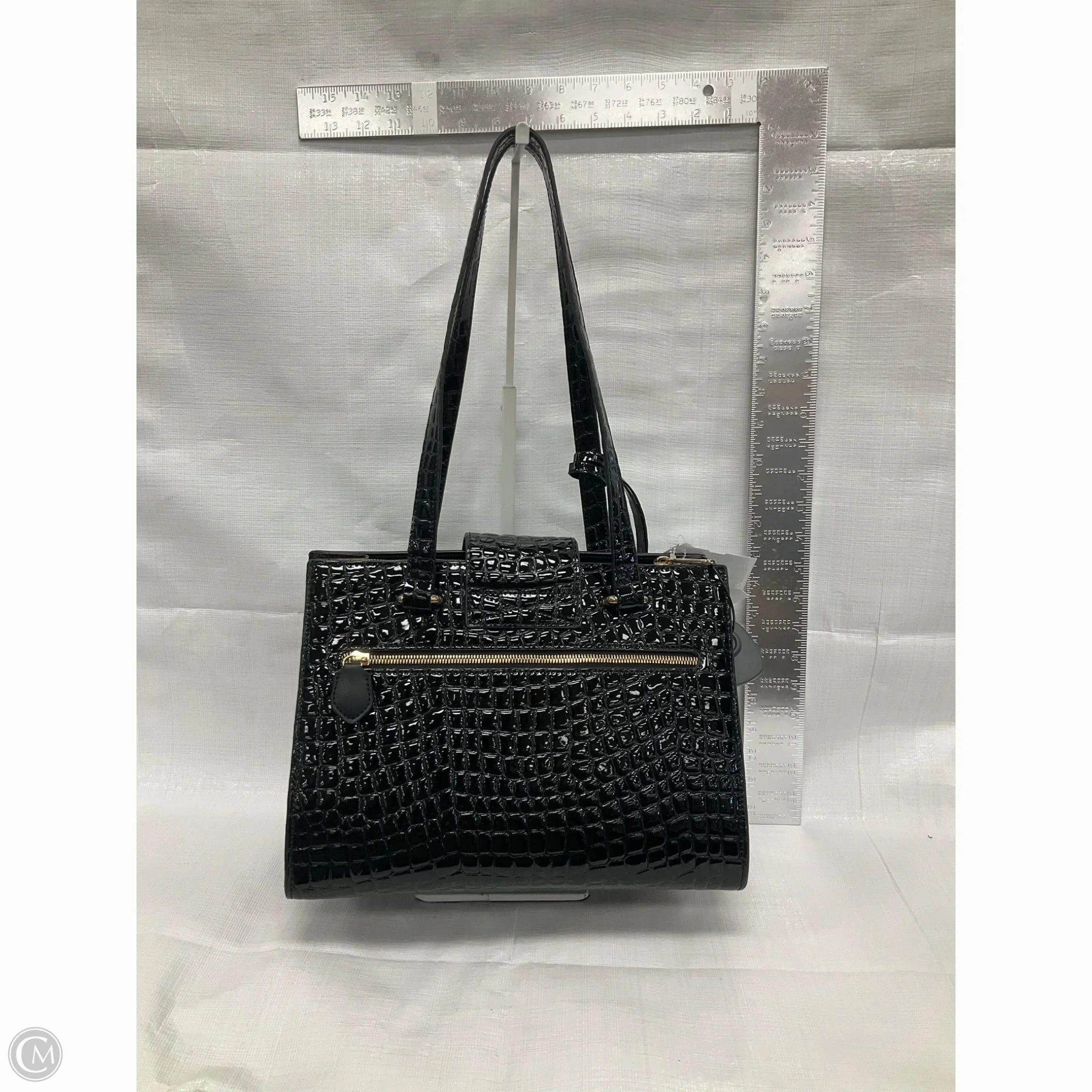 Handbag Leather By Spartina, Size: Medium