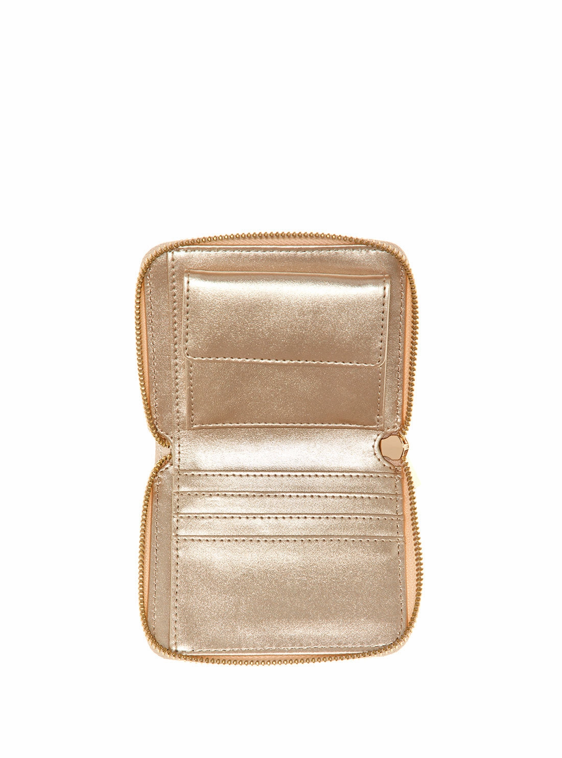 Ice Blue Laurel Croco Small Wallet