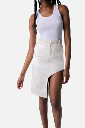 Jacquard Asymmetric Skirt