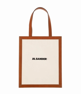 Jil Sander  Logo Printed Tote Bag