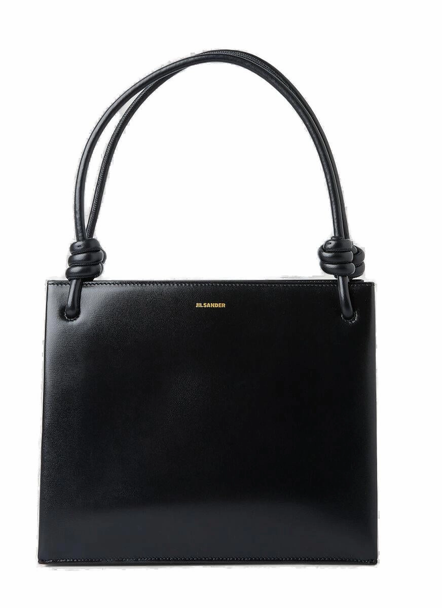Jil Sander Logo Printed Tote Bag