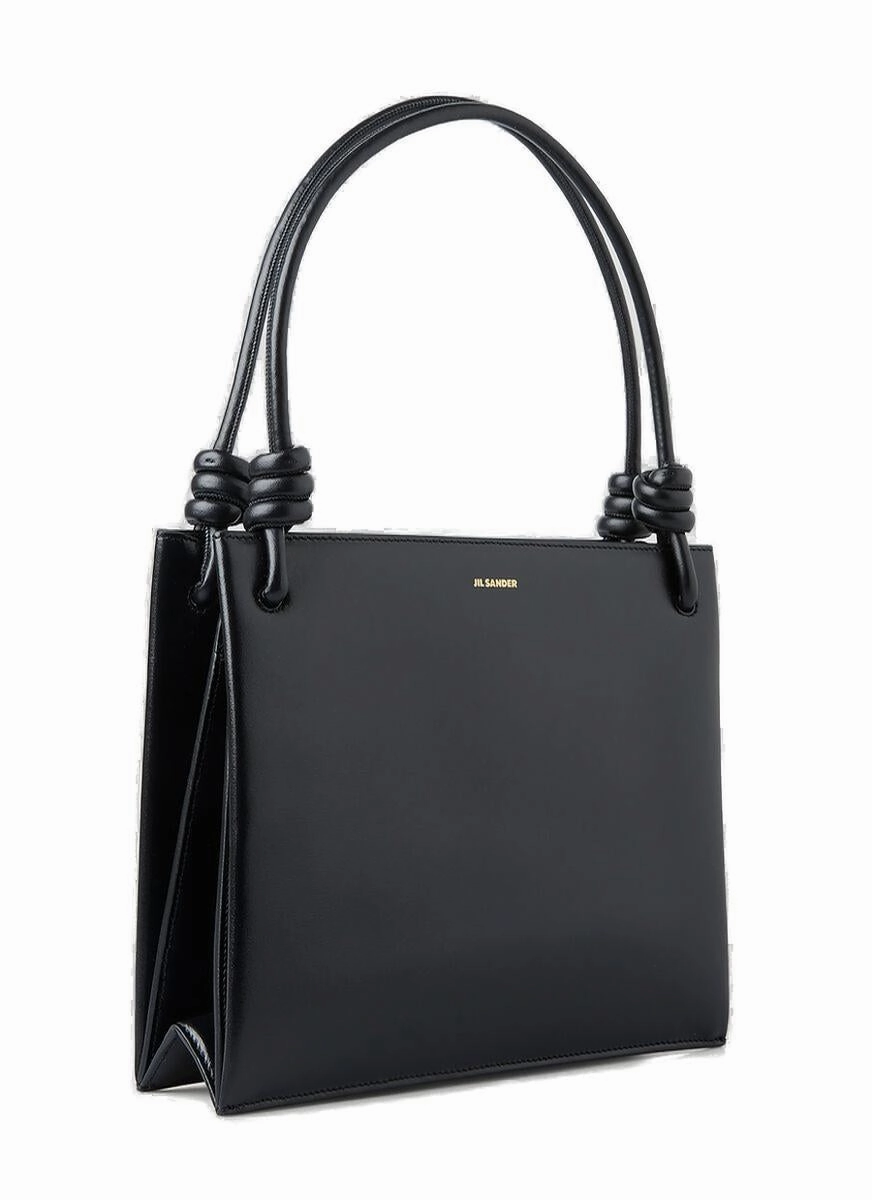 Jil Sander Logo Printed Tote Bag