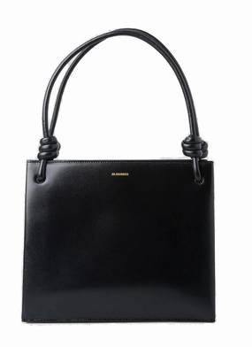 Jil Sander Logo Printed Tote Bag
