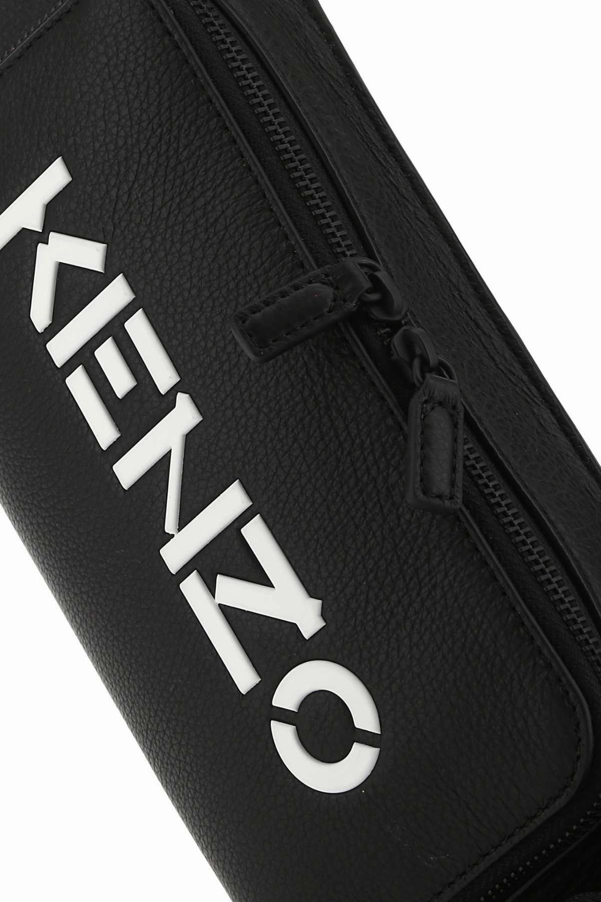 Kenzo Logo Printed Zipped Belt Bag